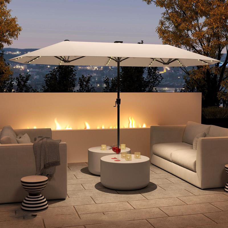 3.8m Double-Sided Parasol