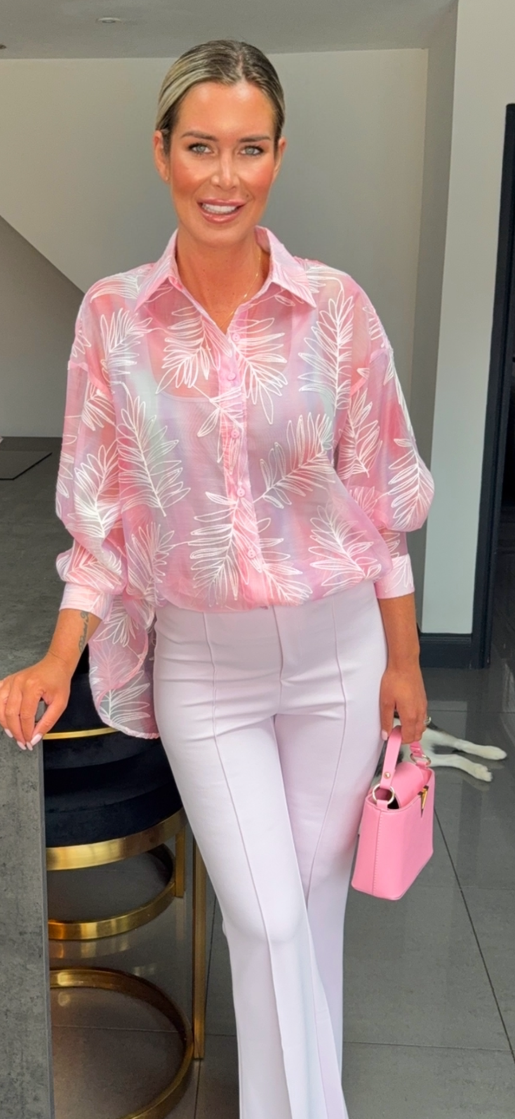 CLARA shirt pink