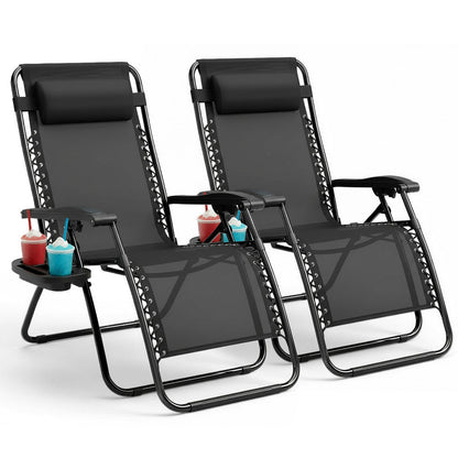 LUXURY Zero Gravity Chairs Set of 2