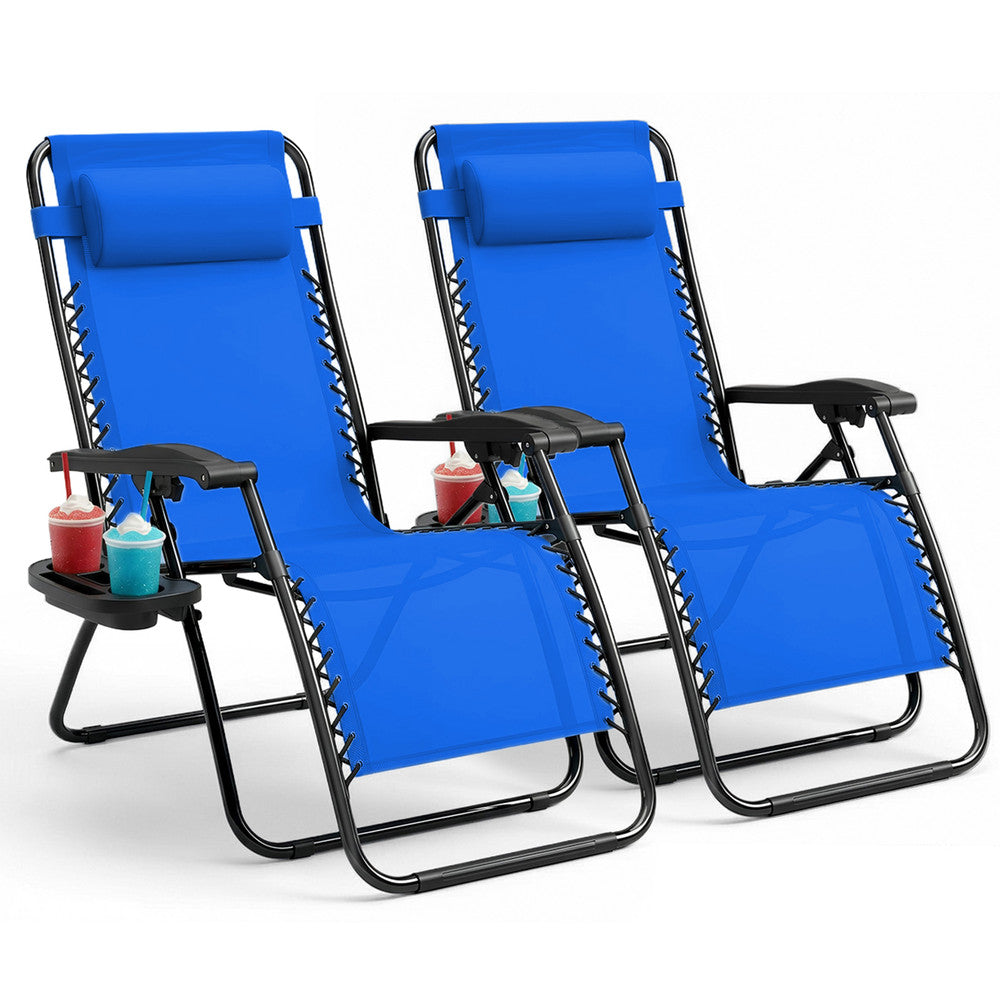 LUXURY Zero Gravity Chairs Set of 2