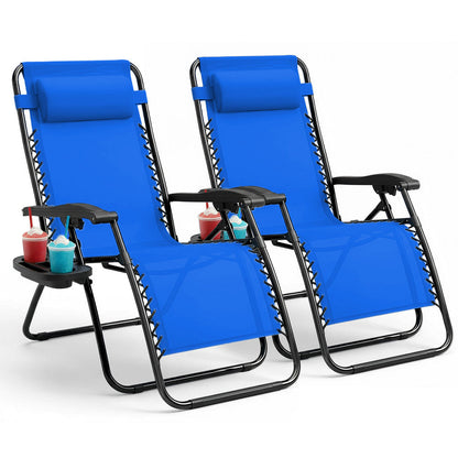 LUXURY Zero Gravity Chairs Set of 2