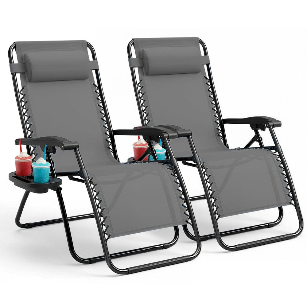 LUXURY Zero Gravity Chairs Set of 2