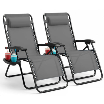 LUXURY Zero Gravity Chairs Set of 2