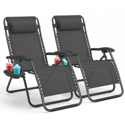 LUXURY Zero Gravity Chairs Set of 2