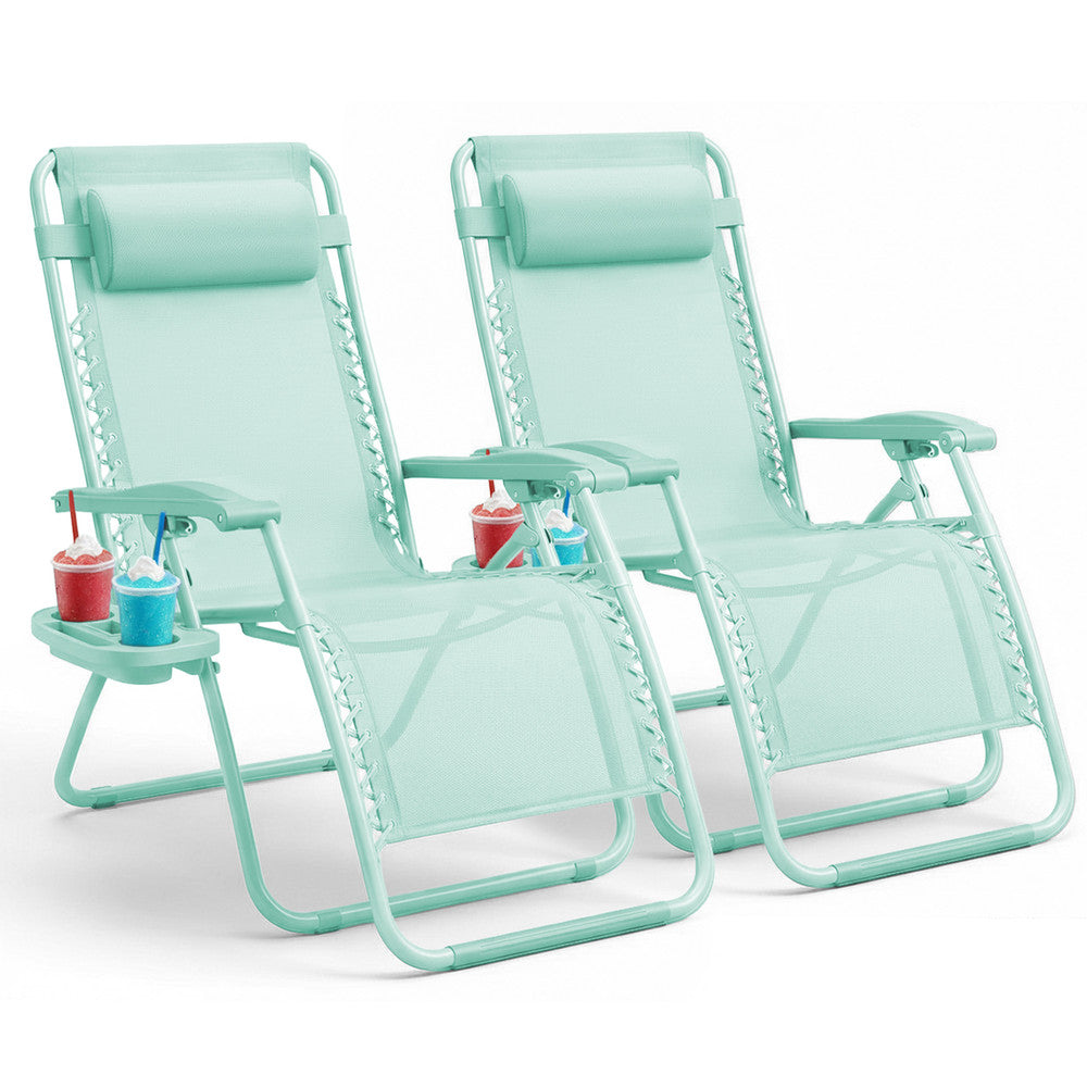 LUXURY Zero Gravity Chairs Set of 2