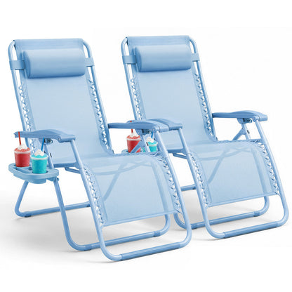 LUXURY Zero Gravity Chairs Set of 2