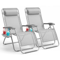 LUXURY Zero Gravity Chairs Set of 2