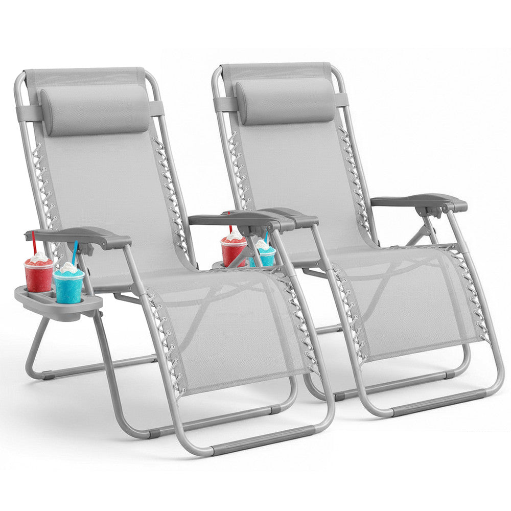 LUXURY Zero Gravity Chairs Set of 2