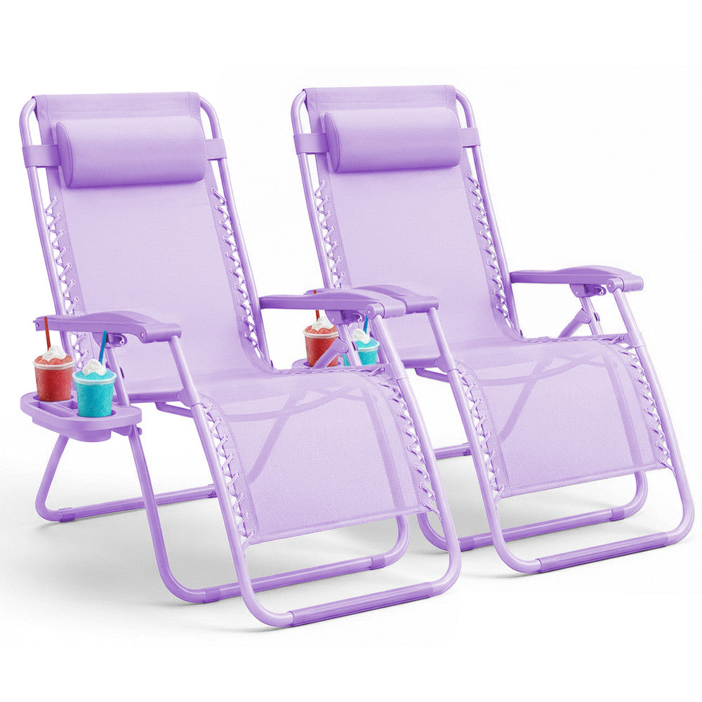 LUXURY Zero Gravity Chairs Set of 2