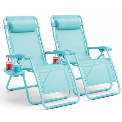 LUXURY Zero Gravity Chairs Set of 2