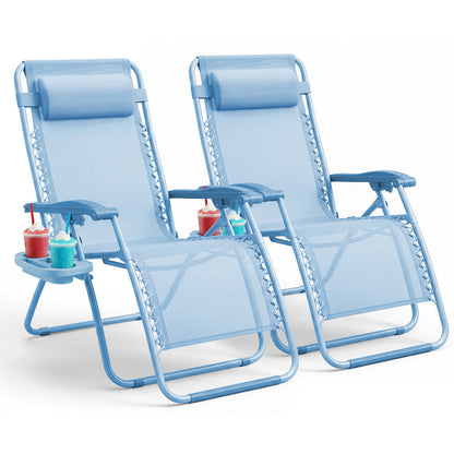 LUXURY Zero Gravity Chairs Set of 2