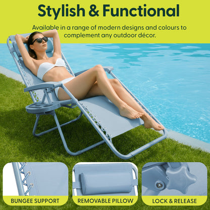 LUXURY Zero Gravity Chairs Set of 2