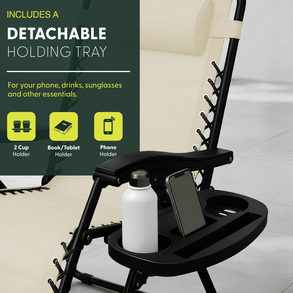 LUXURY Zero Gravity Chairs Set of 2