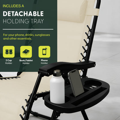 LUXURY Zero Gravity Chairs Set of 2
