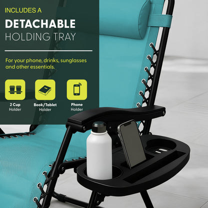 LUXURY Zero Gravity Chairs Set of 2