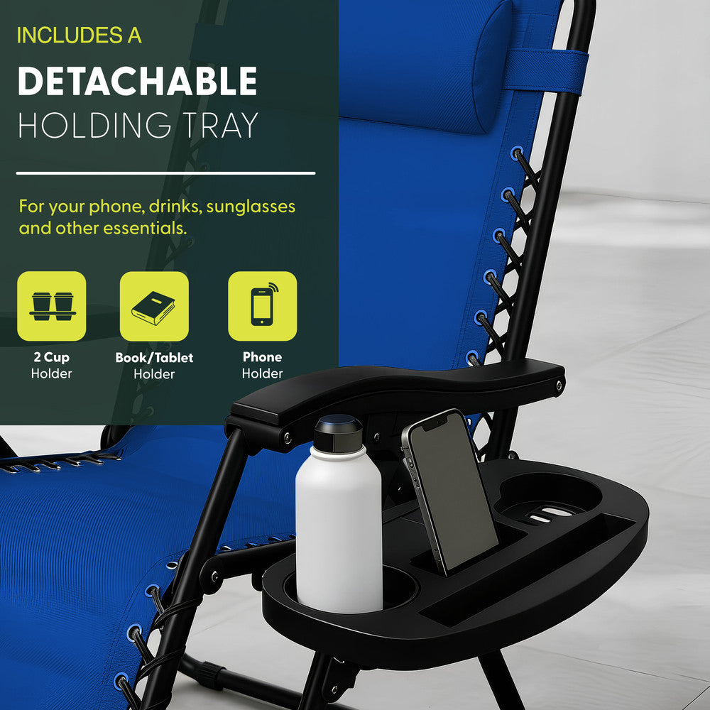 LUXURY Zero Gravity Chairs Set of 2