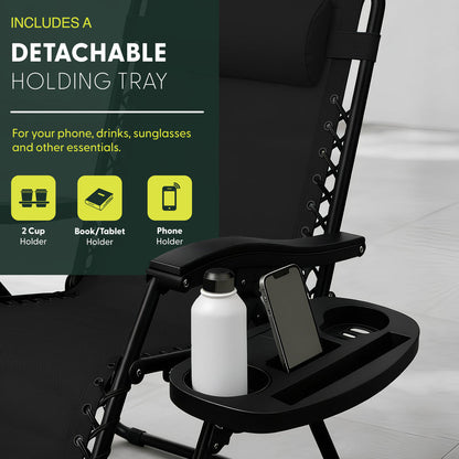 LUXURY Zero Gravity Chairs Set of 2