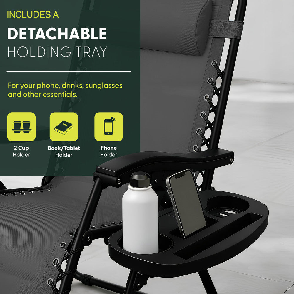 LUXURY Zero Gravity Chairs Set of 2