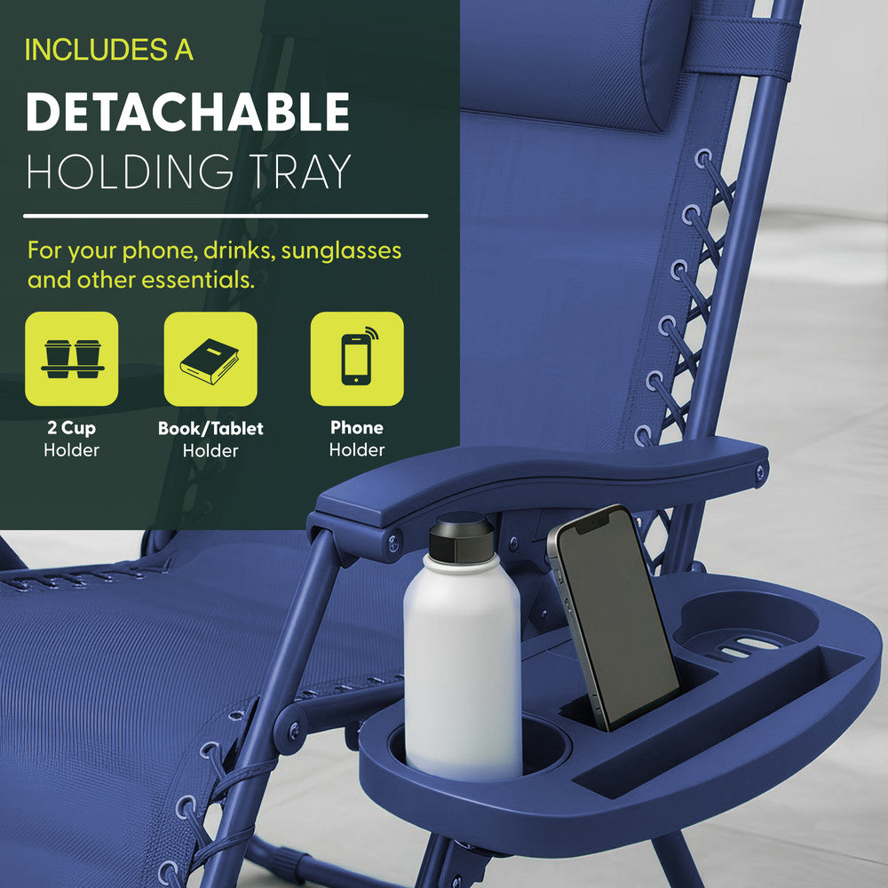 LUXURY Zero Gravity Chairs Set of 2