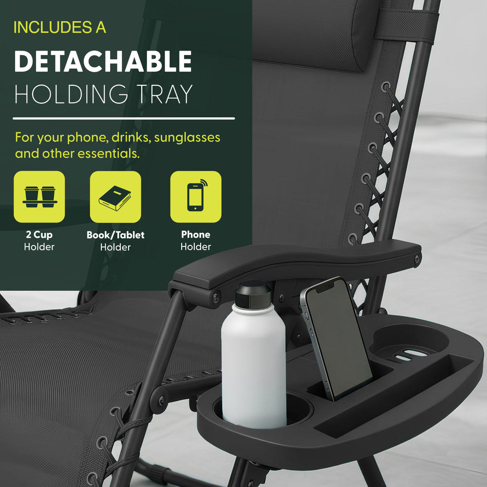 LUXURY Zero Gravity Chairs Set of 2