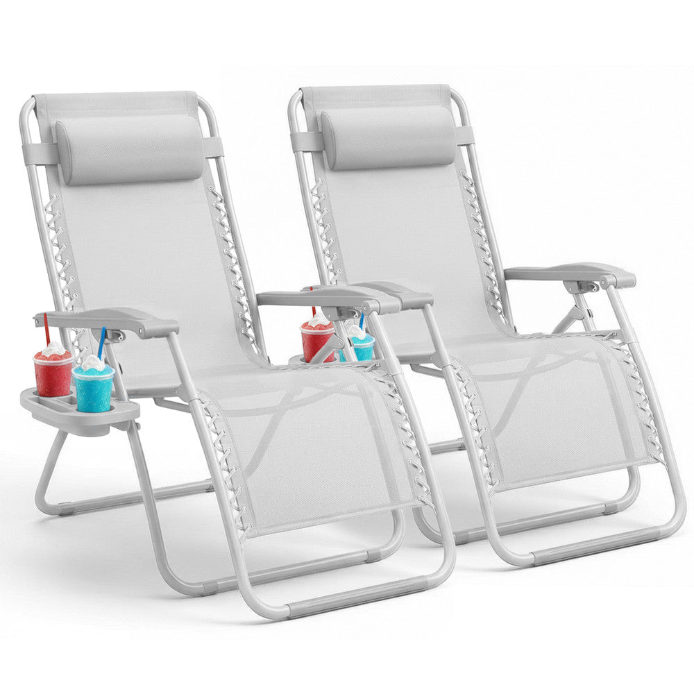 LUXURY Zero Gravity Chairs Set of 2